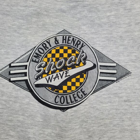 Vintage 1986 Emory-Henry Sweatshirt Womens Medium 18x25 Gray - Picture 13 of 15